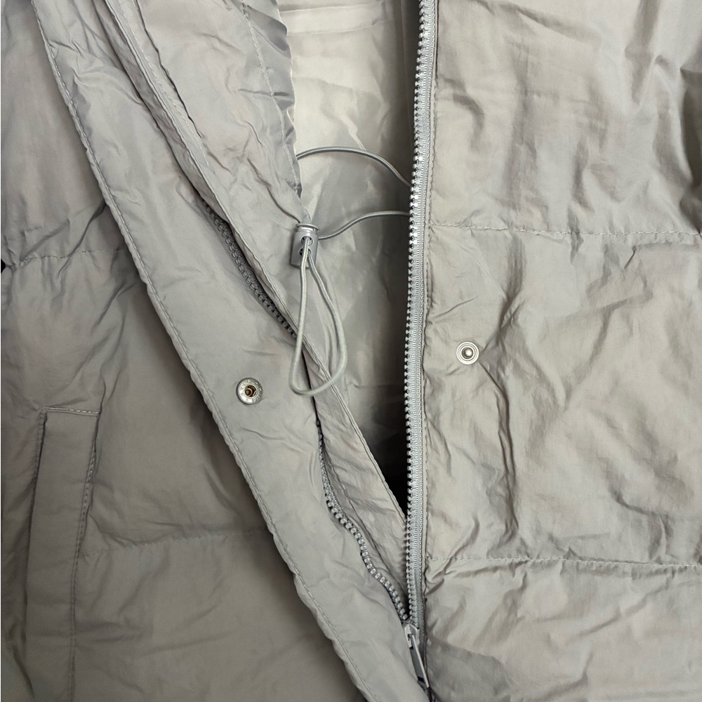 a new day Women's Long Puffer Jacket - Soft Gray - Picture 9 of 11